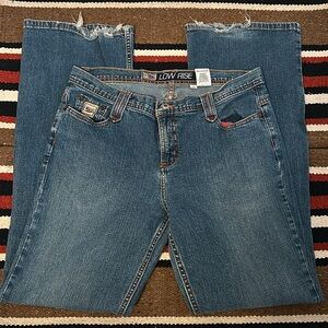 Y2K Cruel Girl Low Rise Bootcut Jeans